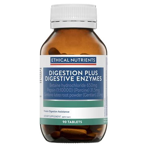 Ethical Nutrients Digestion Plus 90 Tablets Chemist