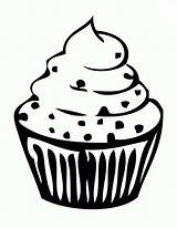 Coloring Pages Cupcakes Sprinkle Toppings Netart sketch template