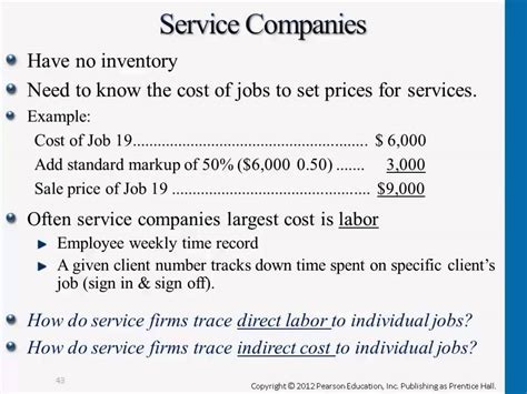 service company calculating unit costs youtube