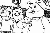 Coloring Arthur Friends Wecoloringpage Pages sketch template