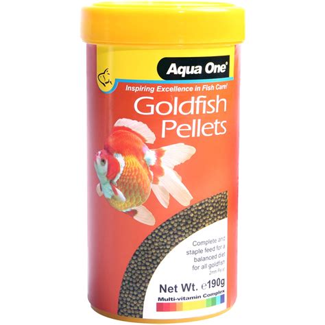 aqua  goldfish pellet food mm  aquarium central