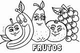 Frutas sketch template