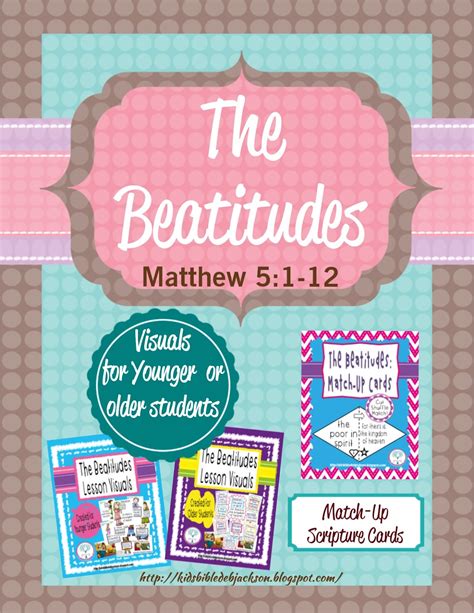 bible fun  kids  beatitudes interactive bulletin board