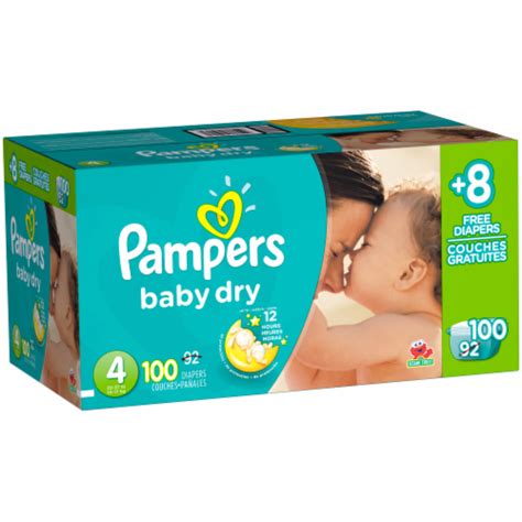 pampers baby dry diapers size  bonus pack  count kroger
