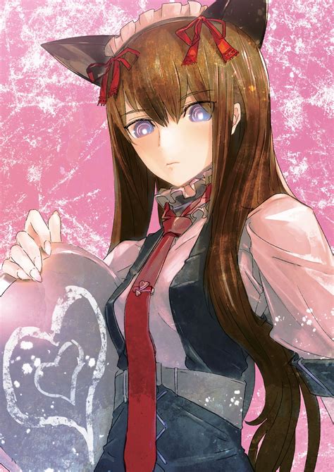 Anime Picture Steins Gate Makise Kurisu Long Hair Single Tall Image