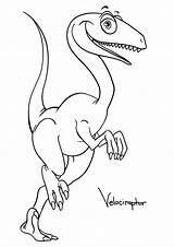 Velociraptor Coloring Pages Raptor Dinosaur Jurassic Drawing Kids Print Easy Color Printable Clipart Owen Grady Getcolorings Library Popular sketch template