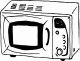 Clipart Oven Microwave Clipartmag sketch template