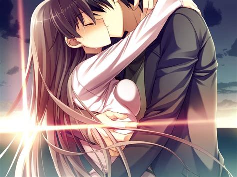 Free Download Romantic Anime Kiss Romantic Anime Kiss Wallpaper