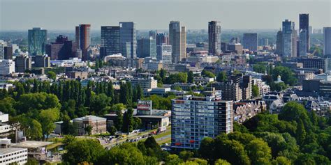 downtown rotterdam  netherlands reurope