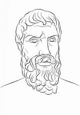 Coloring Epicurus Plato Pages Para Philosophy Drawing Printable Template Sketch Choose Board sketch template