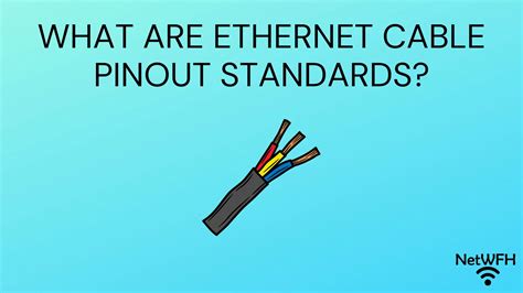 ethernet cable pinout standards network  home