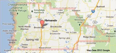 hernando county florida map