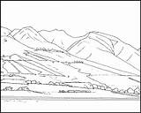 Montagne Coloriage Paysage Dessin Imprimer Rocky Colorier Maui Az Lahaina Magnifique Coloriageetdessins Vectorielle Route  Coloringhome sketch template