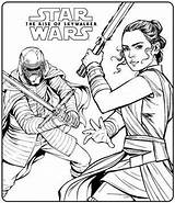 Skywalker Kylo Kleurplaten Bounty Hunter sketch template