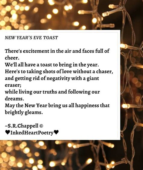 New Years Eve Toast By S R Chappell © New Years Eve Toast Newyear