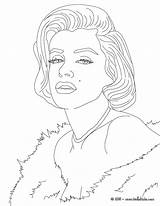 Coloring Monroe Marilyn Pages People Celebrity Famous Printable Selena Marylin Gomez Rihanna Drawing Hollywood Drawings Color Sheets Print Book Books sketch template