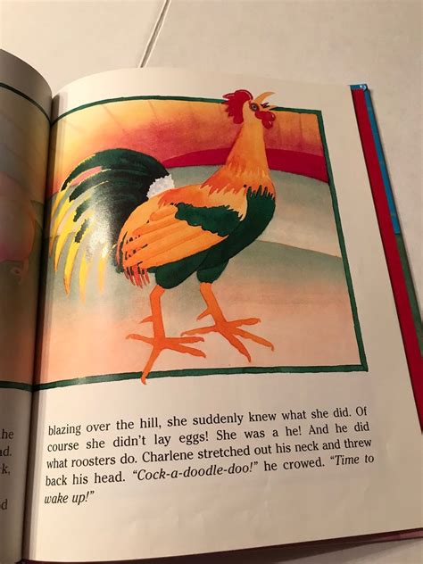 vintage childrens picture book  hen  etsy