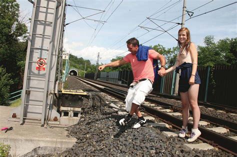 alexis crystal having sex next to the train tracks 1 of 2
