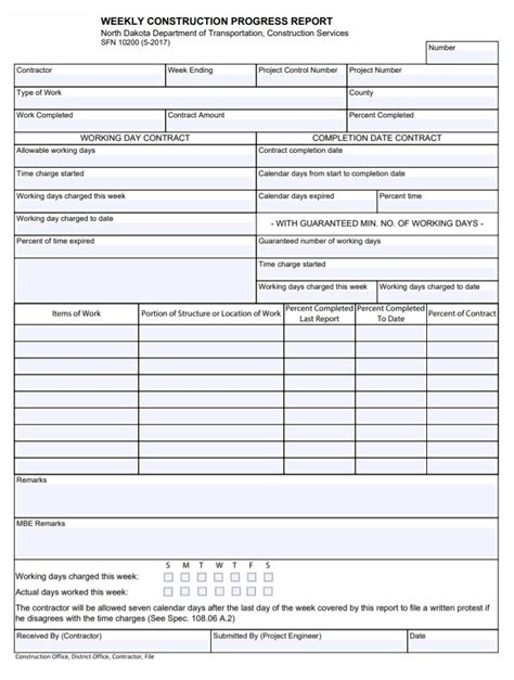 weekly report template  word templates