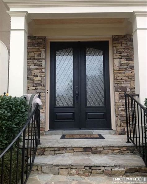 √√ Double Front Doors With Glass Home Interior Exterior Decor