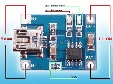 tp micro usb battery charger circuit diagram