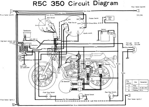 yamaha  rc wiring diagram evan fell motorcycle works