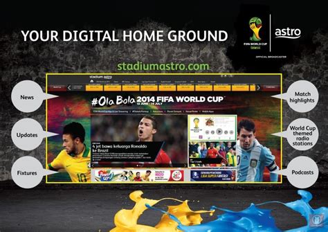 astro details   fifa world cup coverage mobile  feeds podcasts games  prizes