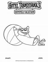 Transylvania Hotel Coloring Pages Wayne Vacation Summer Printable Mavis Sheet Print Size sketch template