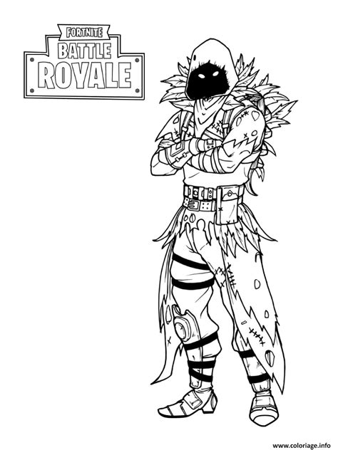coloriage fortnite nevermore soldier jecoloriecom