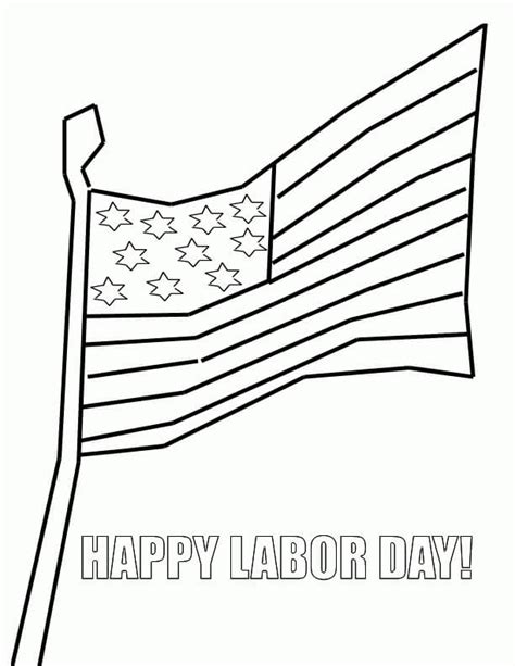 labor day  coloring page  printable coloring pages  kids