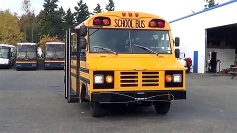 northwest bus sales  blue bird mini bird  passenger school bus  sale  video