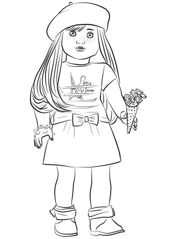 american girl coloring pages kaya coloring pages