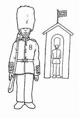 Coloring Pages Guard Royal Coloriage Guardia Edward Pm Posted sketch template