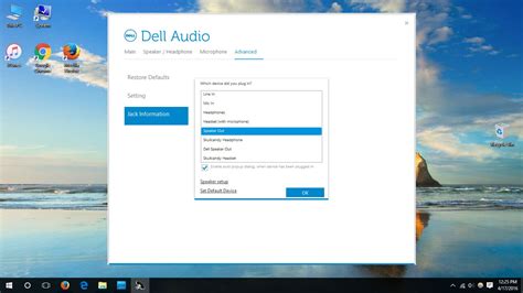 dell audio change input picture image photo