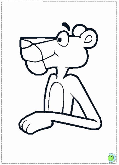 pink panther coloring page coloring home