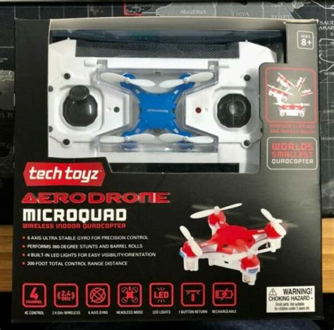 tech toyz worlds smallest aerodrone microquad wireless indoor quadcopter  sale  ebay