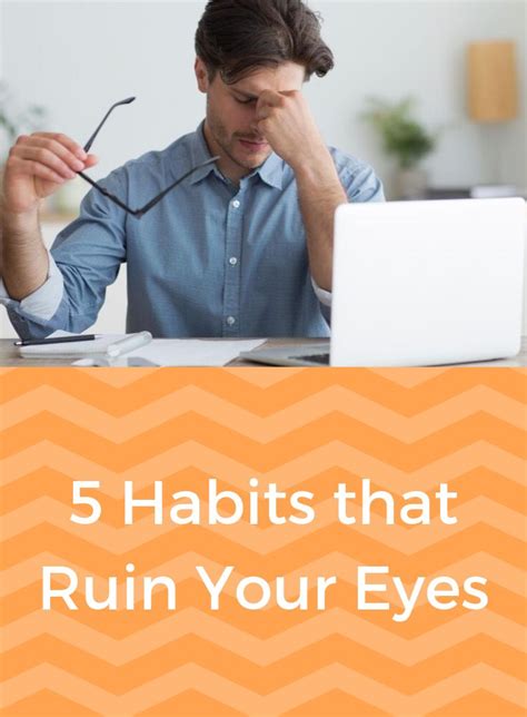 5 Habits That Ruin Your Eyes New Optical Palace Eyes