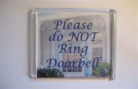 ring doorbell sign