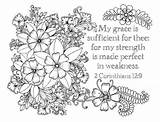 Coloring Scripture Provision Healing sketch template