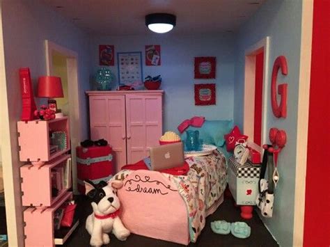 american girl diy bedroom follow  dolls house ideas