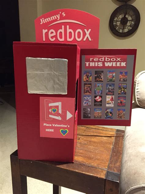 valentines day boxes  school redbox idea boys  girls