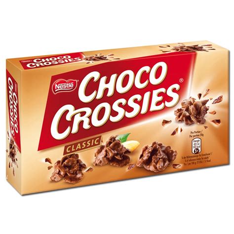 nestle choco crossies praline schokolade  packungen schokolade