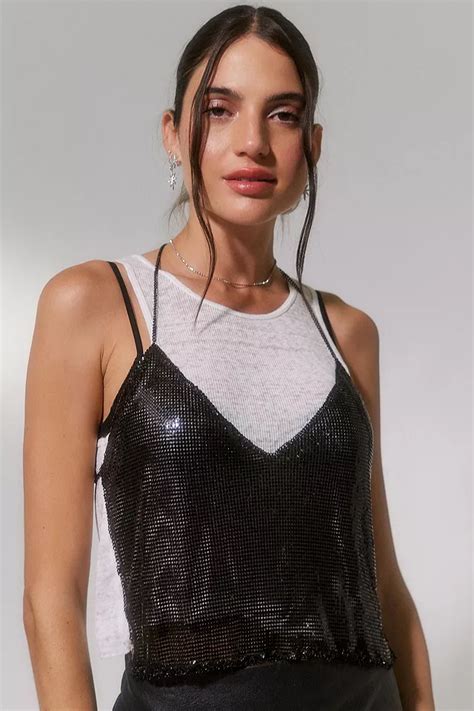 uo gia metal halter top urban outfitters uk