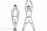 Jumping Jacks Workoutlabs Exercise Star Jumps sketch template
