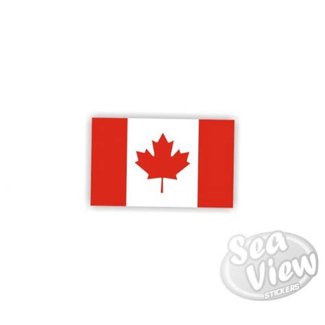 canadian flag sticker