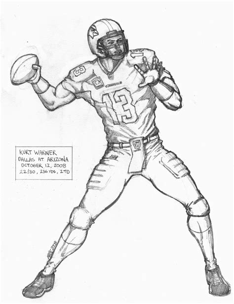 realistic football player coloring pages spice   fall day