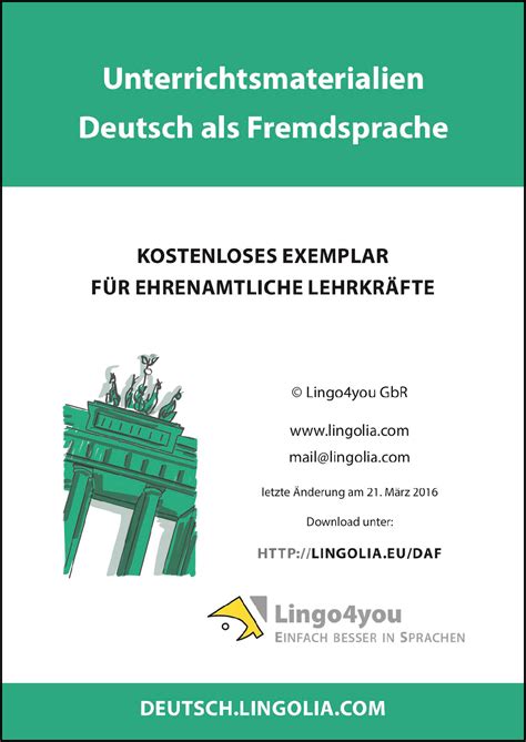 unterrichtsmaterialien deutsch als fremdsprache daf