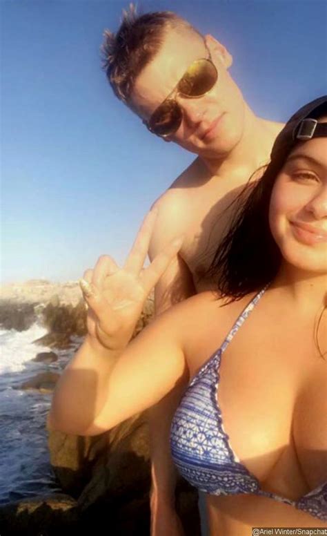 new couple alert ariel winter soaks up the sun with levi meaden in cabo