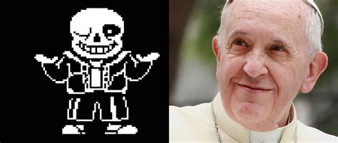 el papa francisco es  fan de megalovania atomix