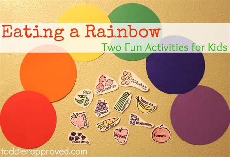 toddler approved eating  rainbow  fun activities  kids
